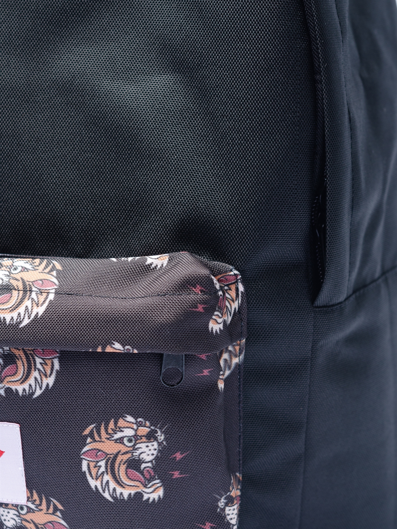 Рюкзак Oldy принт карман (черный, тигр) - фото 37760
