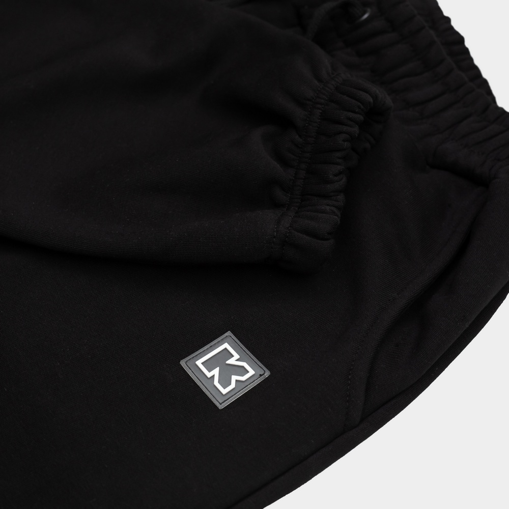 Трикотажные брюки  КУЛЬТУРА oversize  "basic", черный - фото 38002