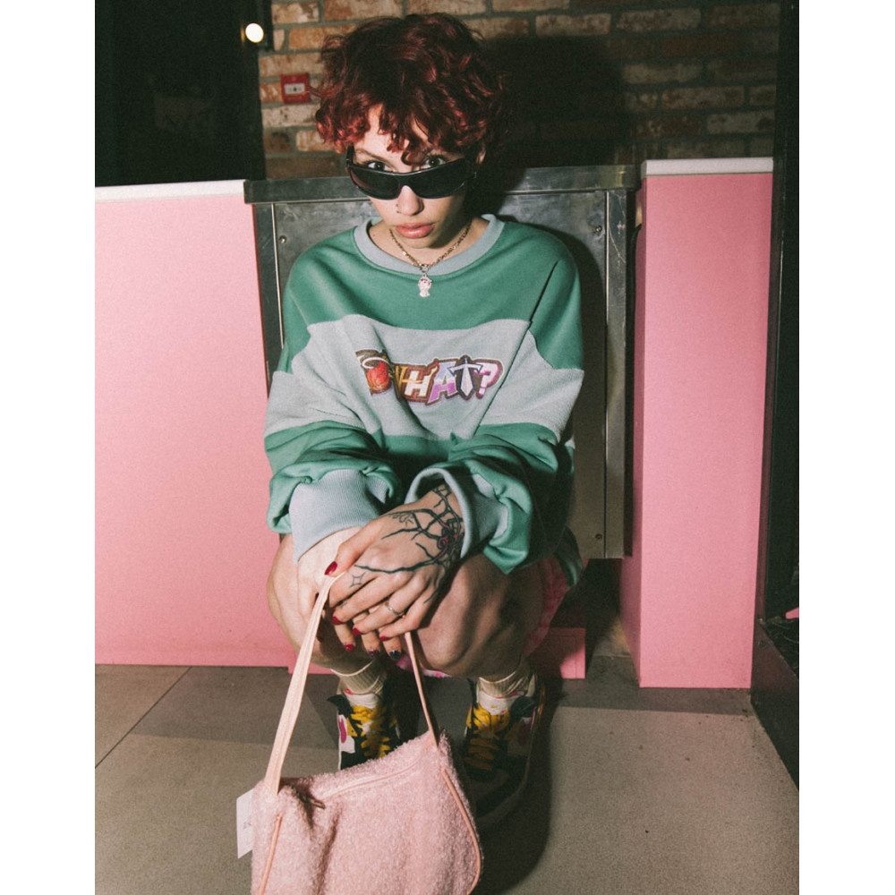 "SoWhat?" Свитшот "Club" зеленый - фото 38546