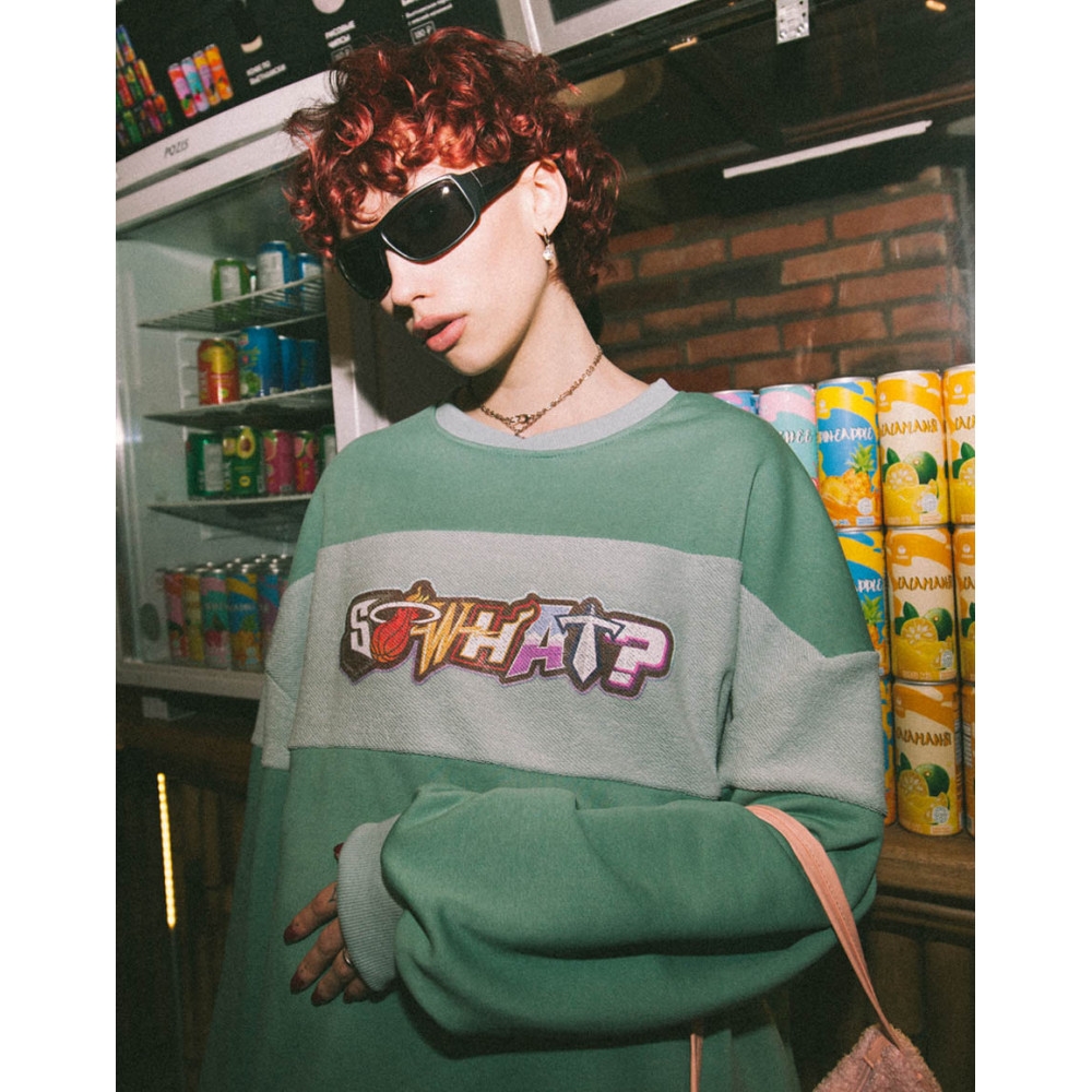 "SoWhat?" Свитшот "Club" зеленый - фото 38548