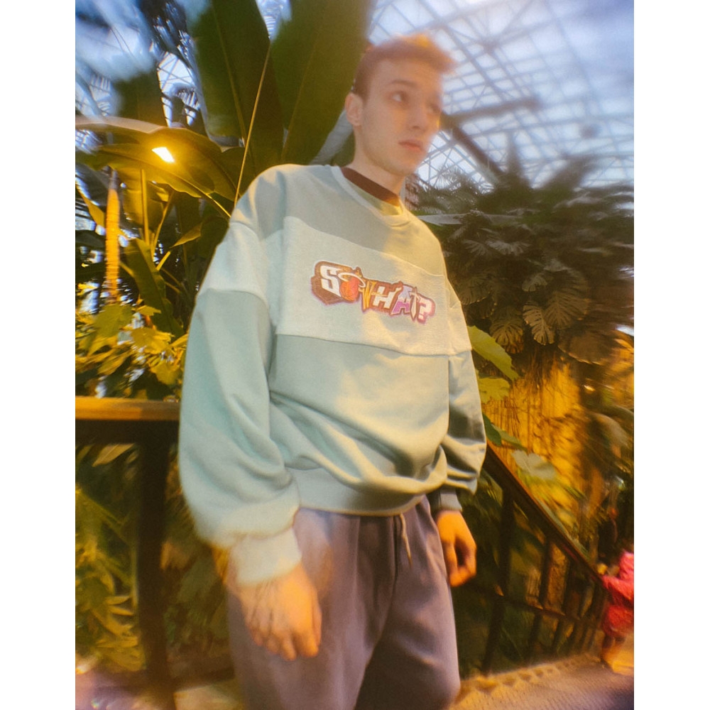 "SoWhat?" Свитшот "Club" зеленый - фото 38549