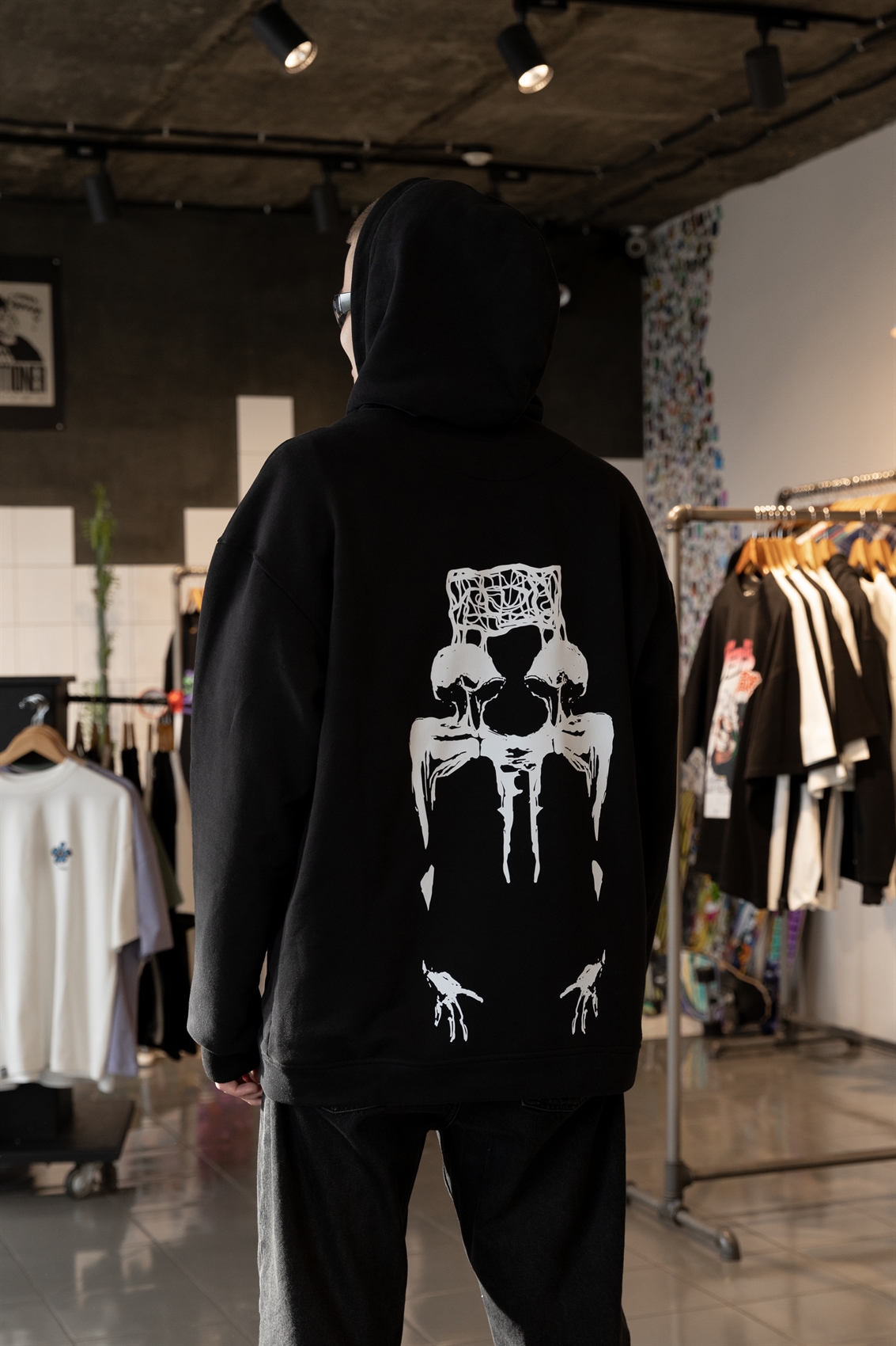 Толстовка Зиппер БОРДШОП#1 TD черный - фото 39011