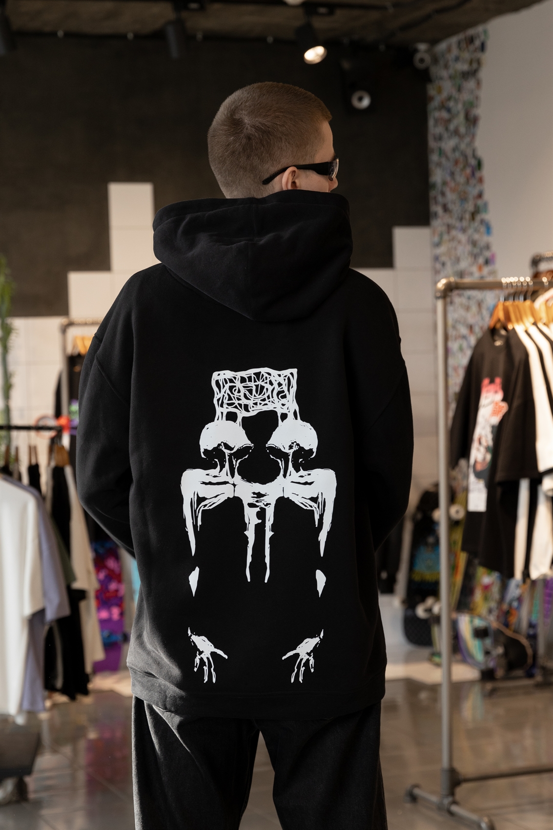 Толстовка Зиппер БОРДШОП#1 TD черный - фото 39012