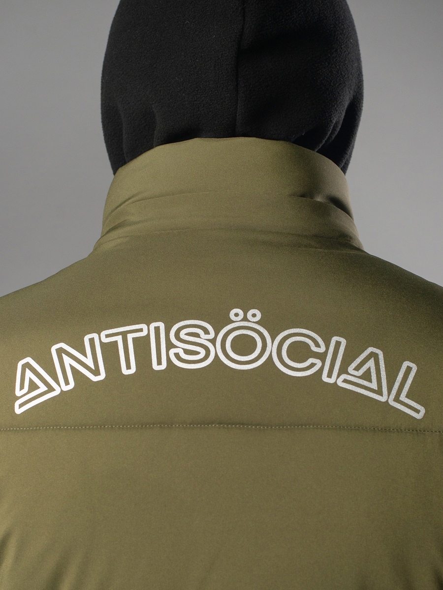 Куртка Anti Social хаки Down Jacket - фото 39242