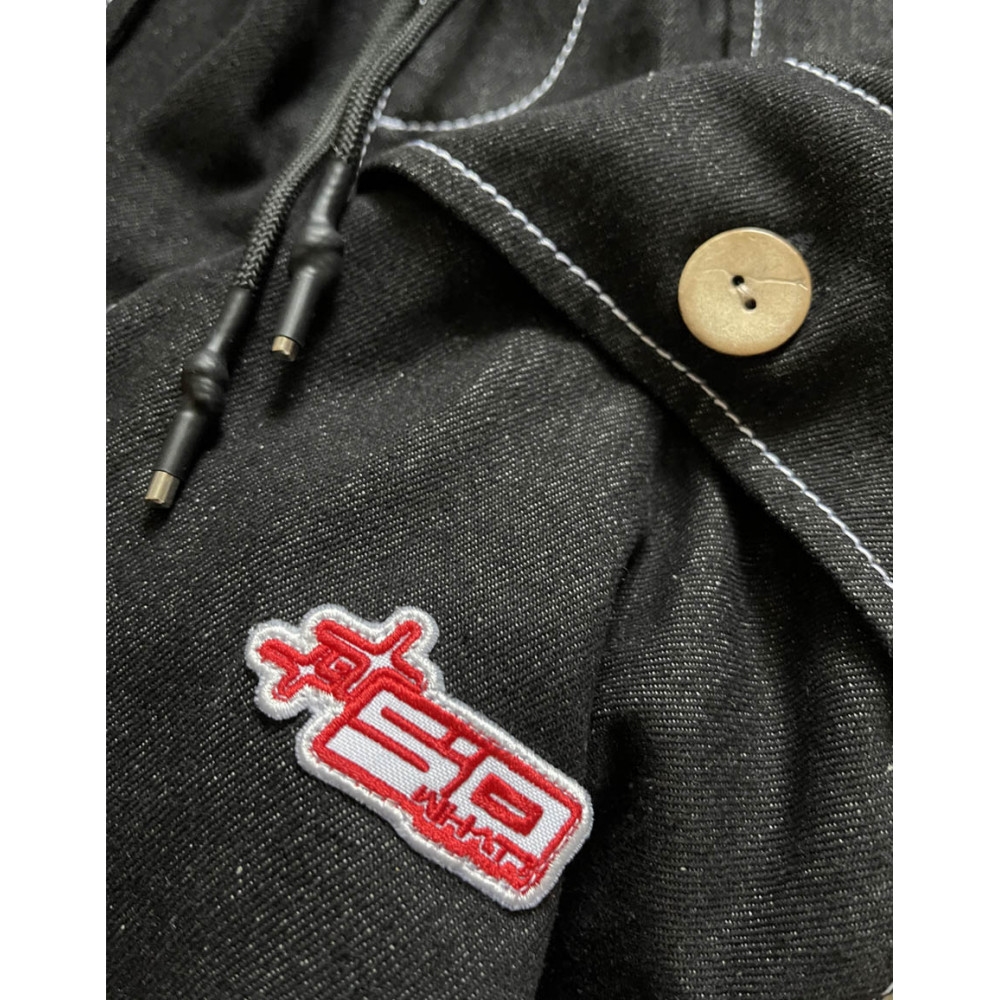 Широкие карго джинсы Sowhat / черный - фото 39805