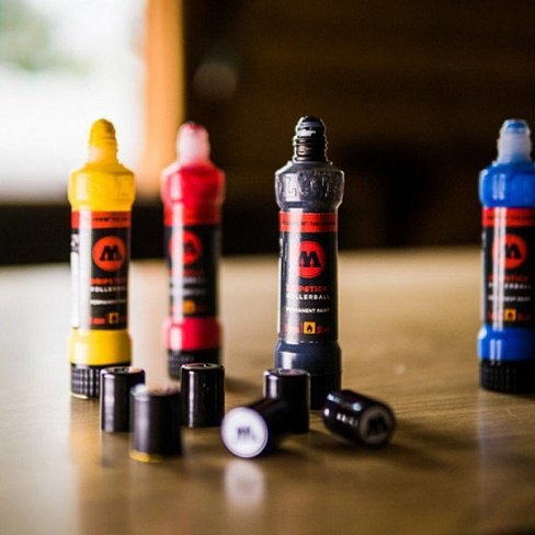 Molotow Маркер Dripstick rollerball 862001 желтый 3 мм 30 мл - фото 40114