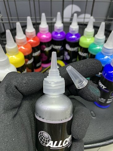 Allcity заправка Acrylic Permanent paint light purple 100мл. - фото 40191