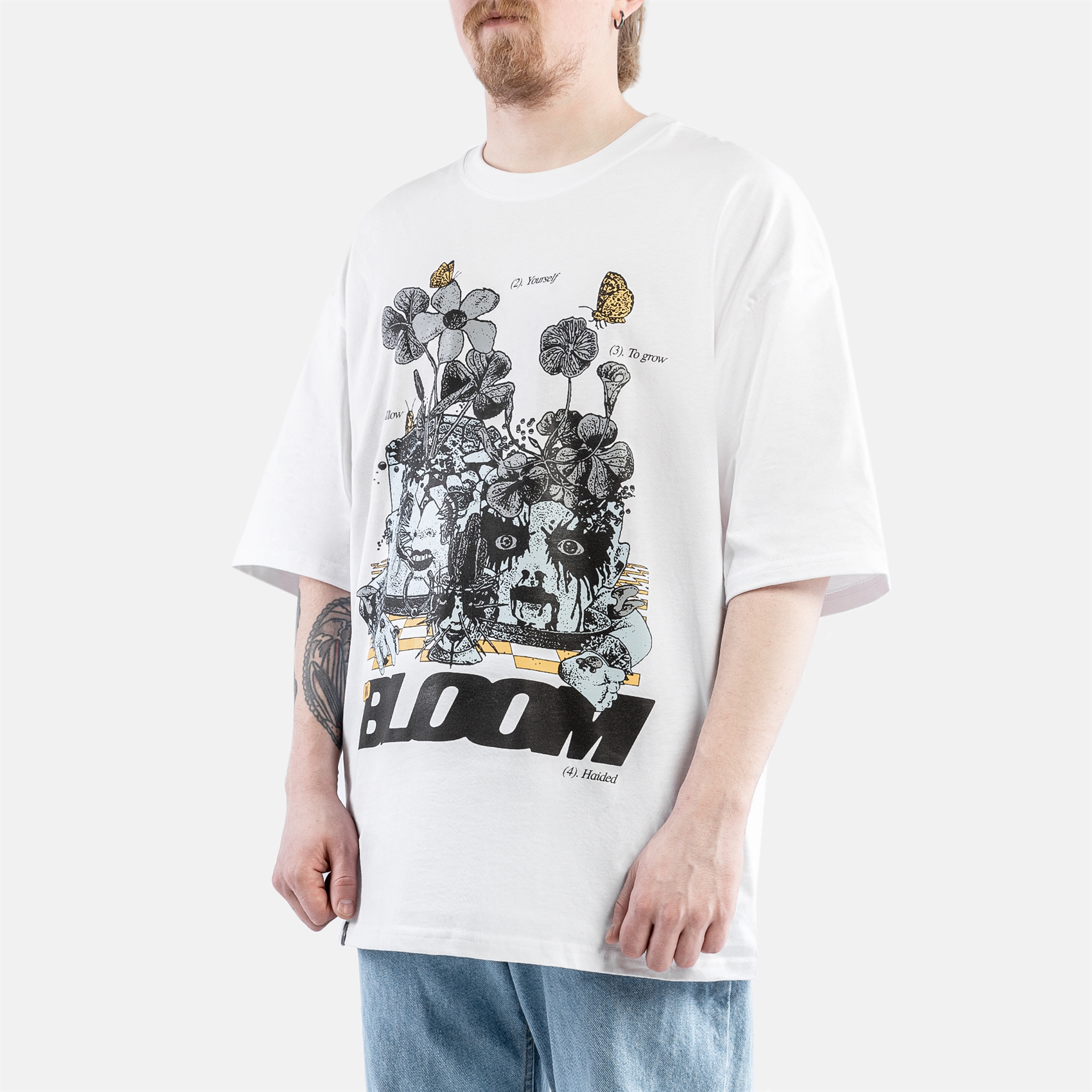 Футболка Горе IN BLOOM RLXD TEE white - фото 40280
