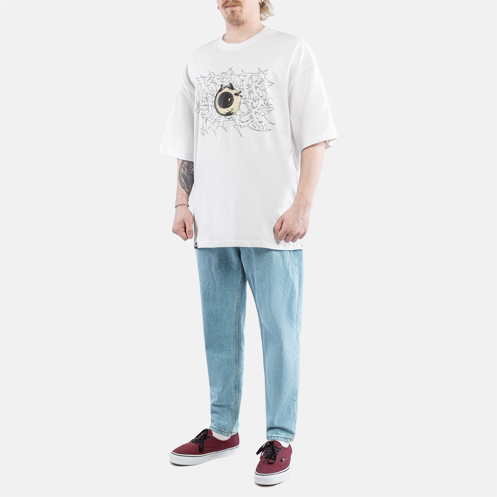 Футболка Горе UNSAFE RLXD TEE white - фото 40287