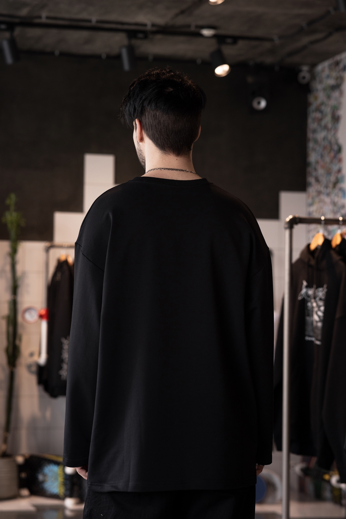 Лонгслив Бордшоп#1 Makima черный - фото 40729