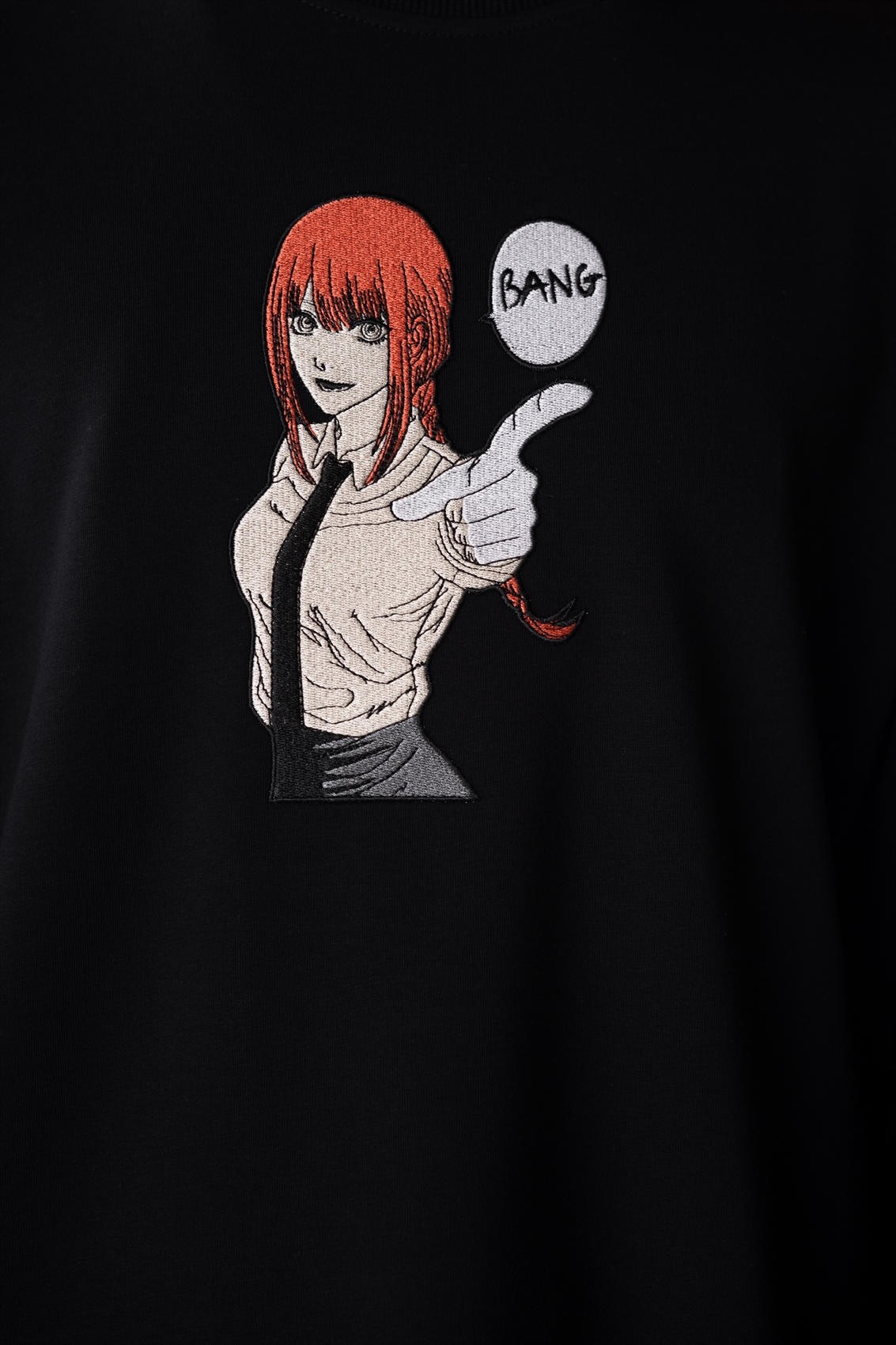 Лонгслив Бордшоп#1 Makima черный - фото 40730