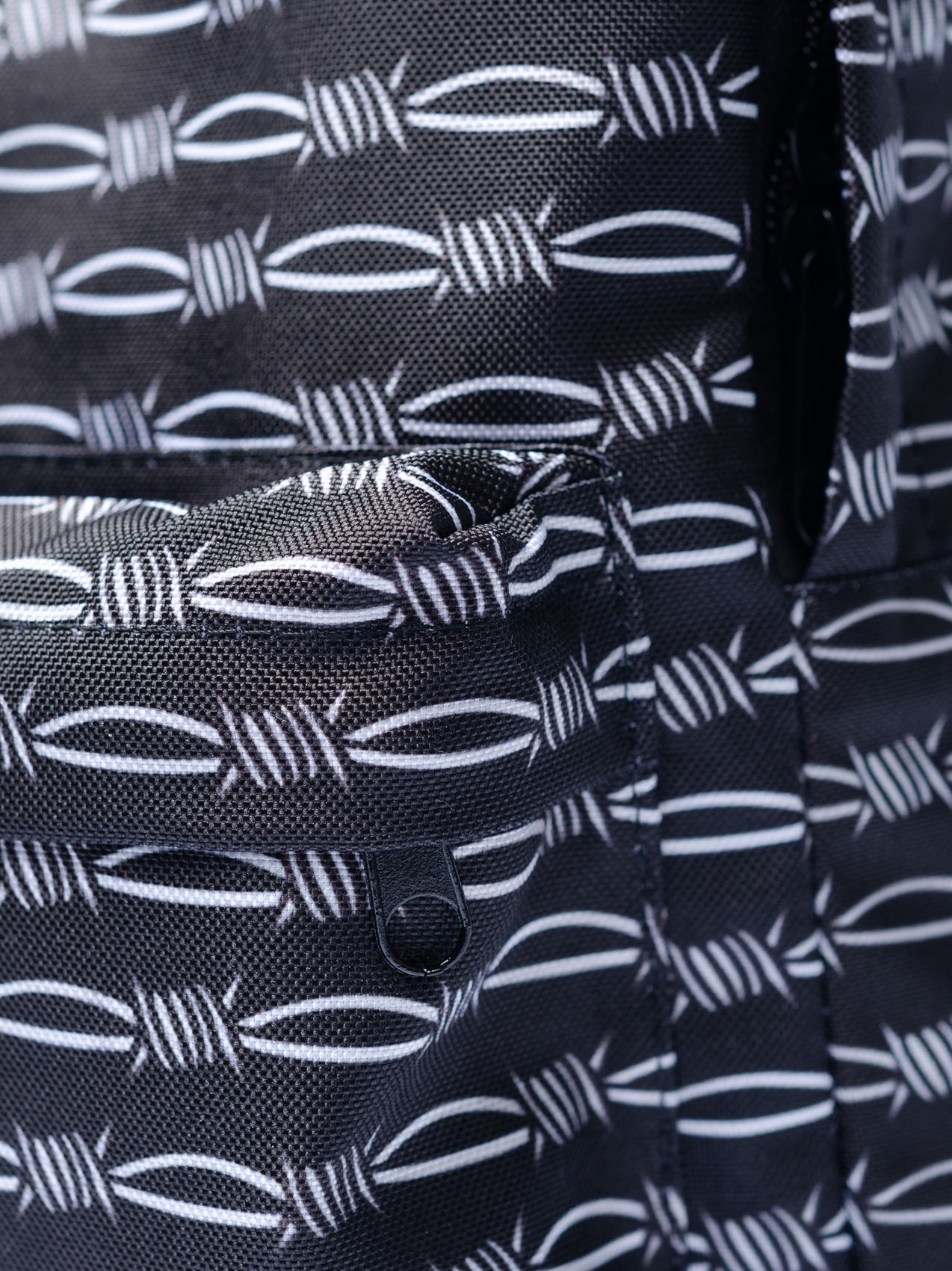 Рюкзак Oldy принт черный, проволока - фото 40956