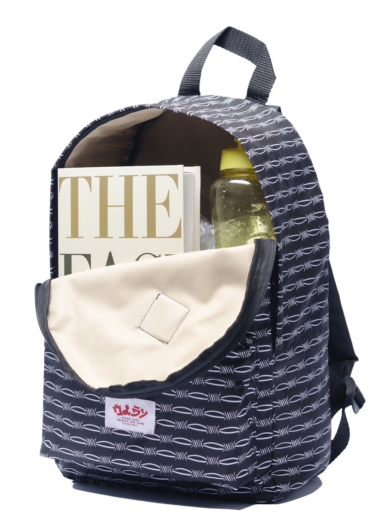 Рюкзак Oldy принт черный, проволока - фото 40957