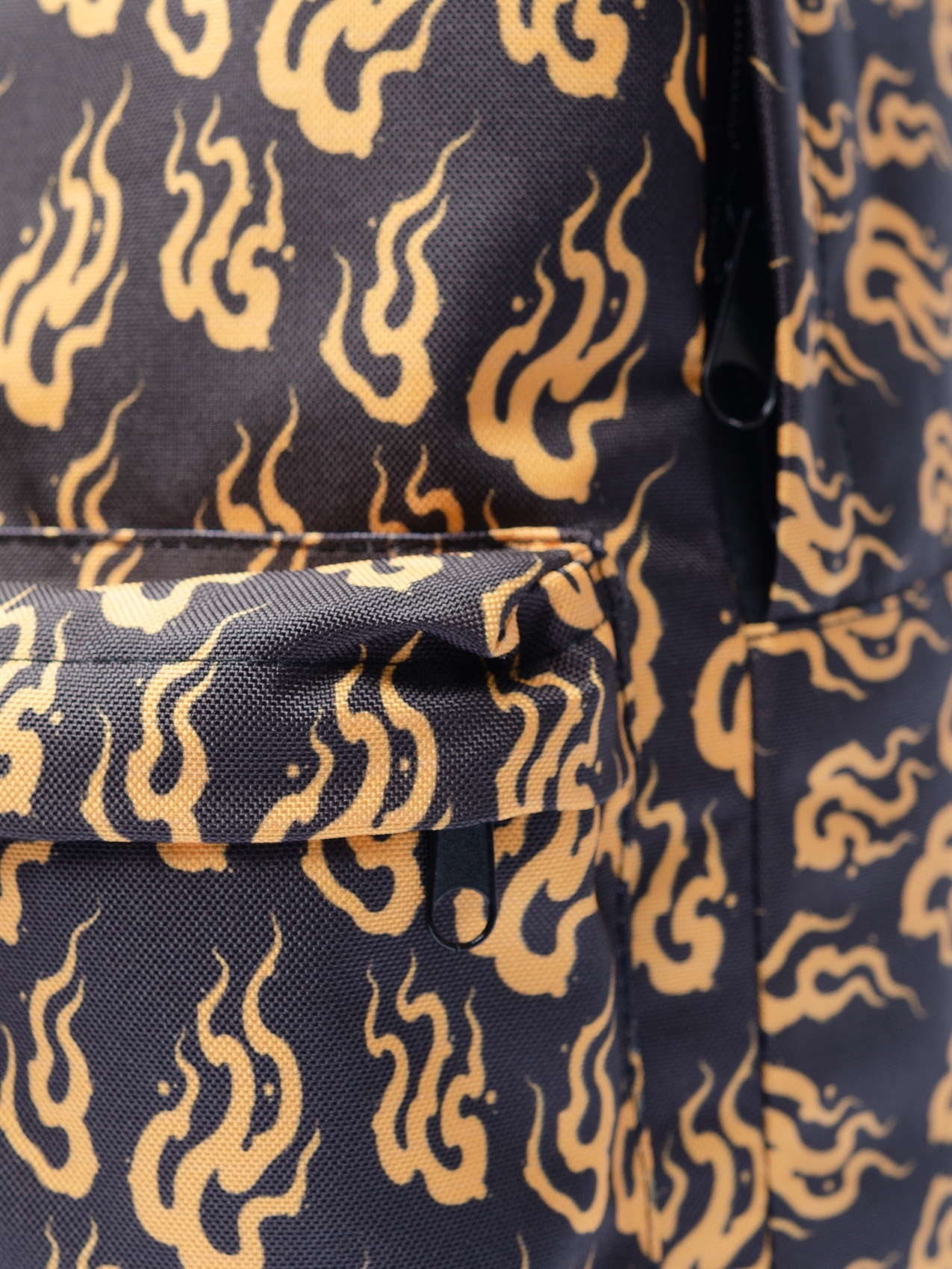 Рюкзак Oldy принт черный, огонь - фото 40966