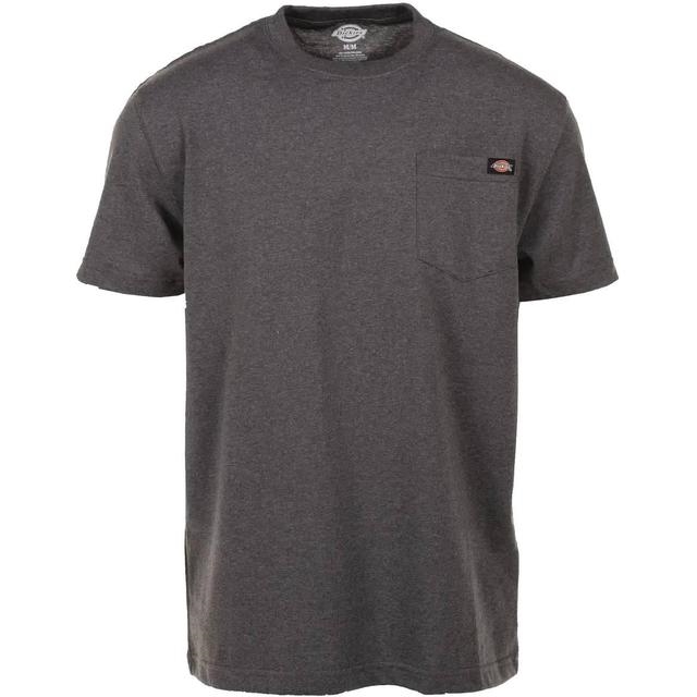 Футболка Dickies Short Sleeve Heavyweight T-Shirt Charcoal Gray - фото 41267