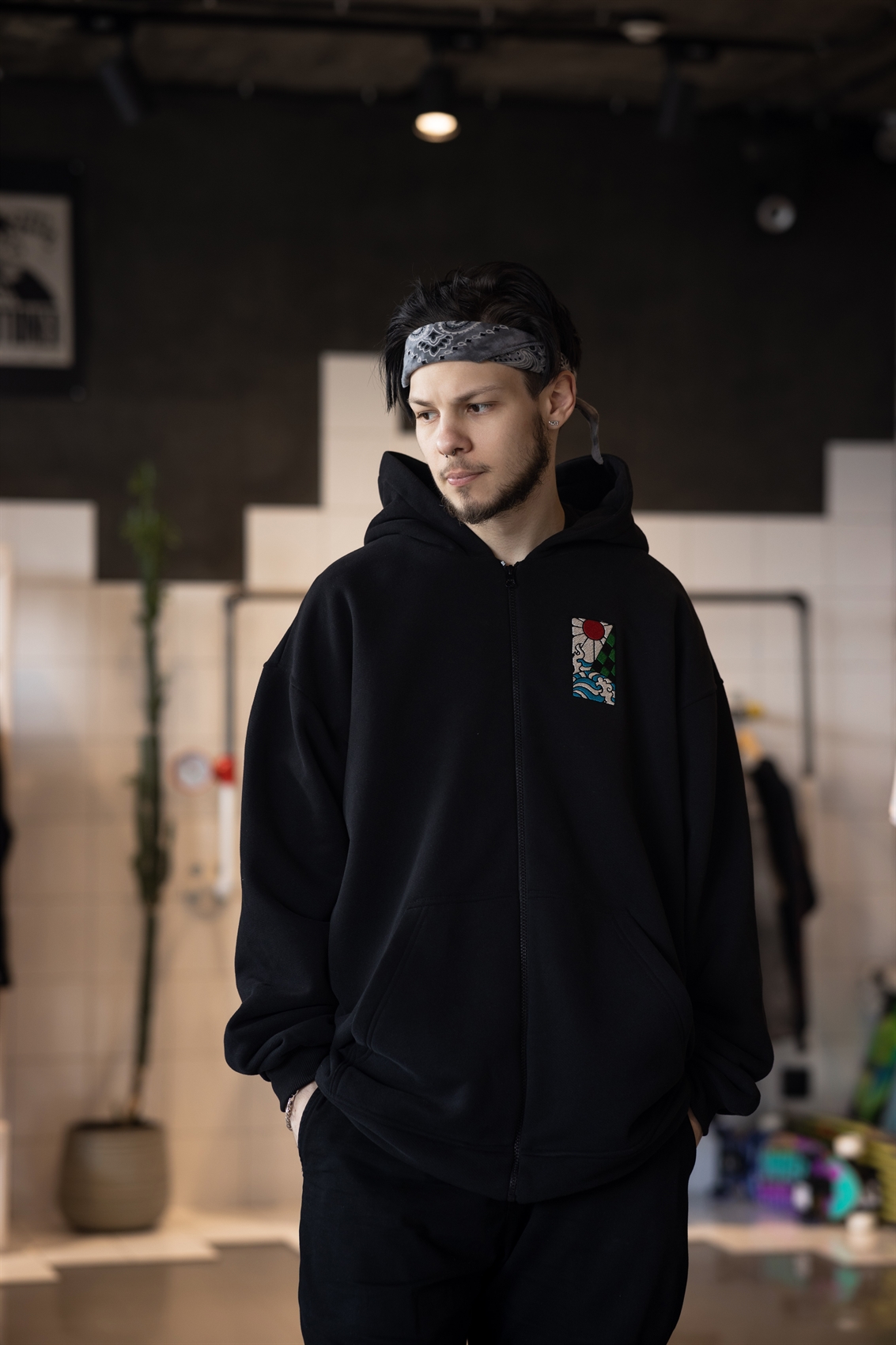 Зиппер Бордшоп#1 DS черный - фото 41668