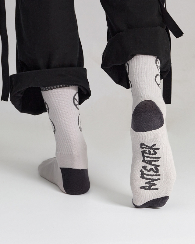 Носки ANTEATER Socks-Peace-Grey - фото 41817
