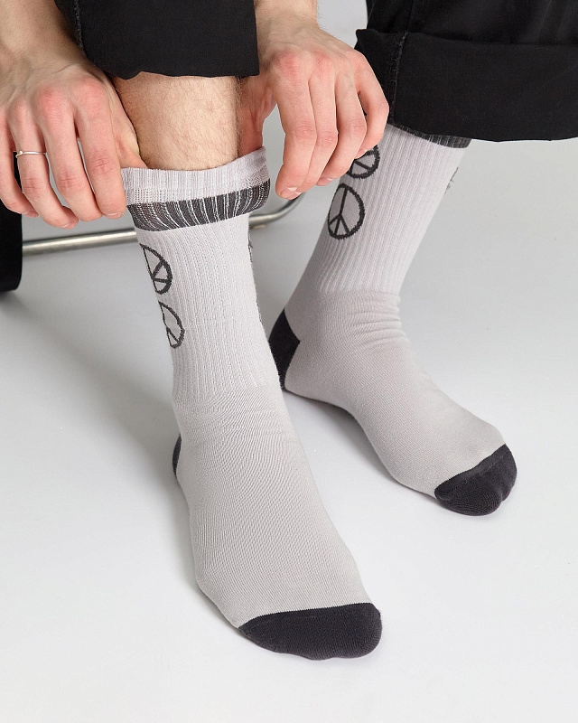 Носки ANTEATER Socks-Peace-Grey - фото 41820