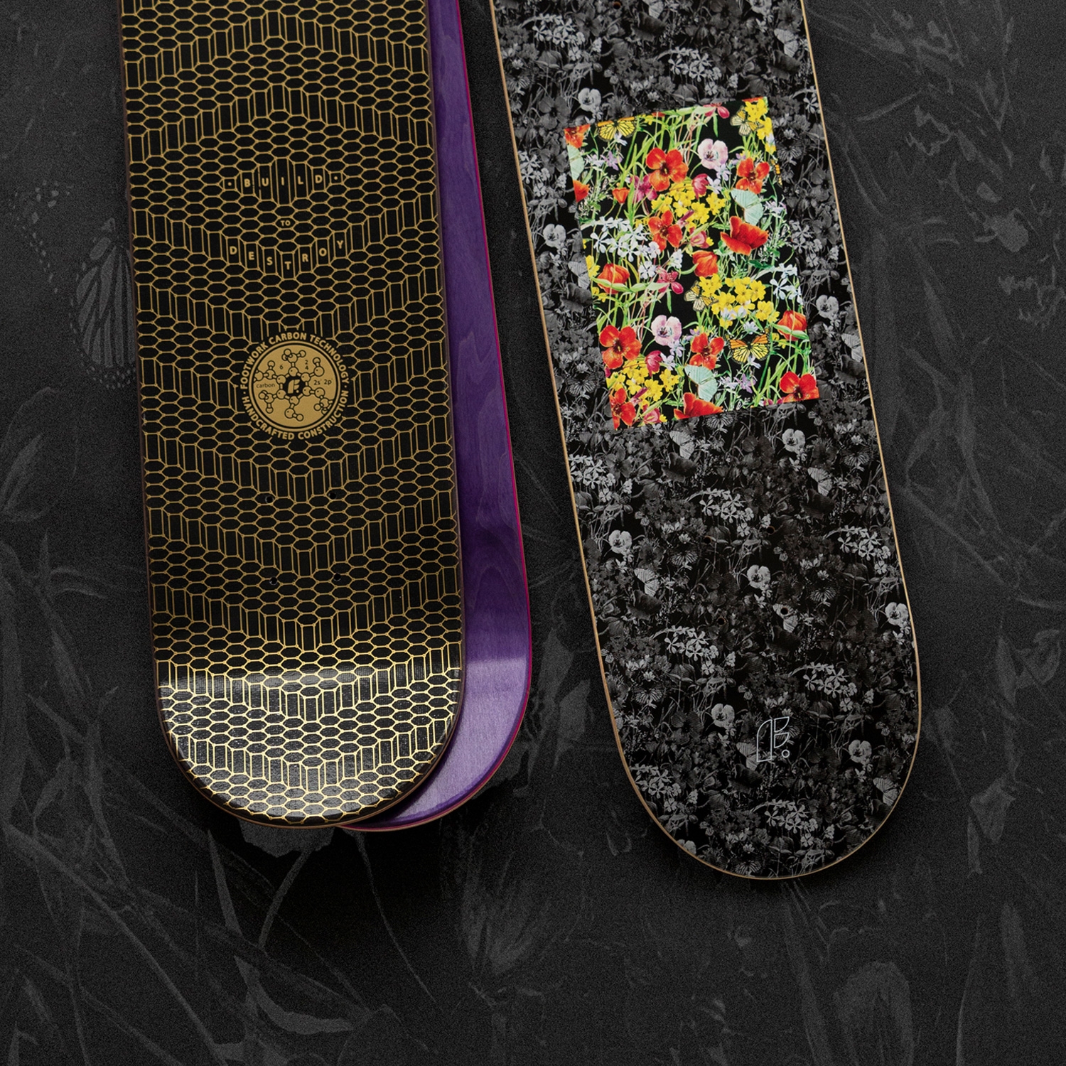 Дека Footwork CARBON WILDFLOWERS (Размер 8.5 x 32) - фото 42196