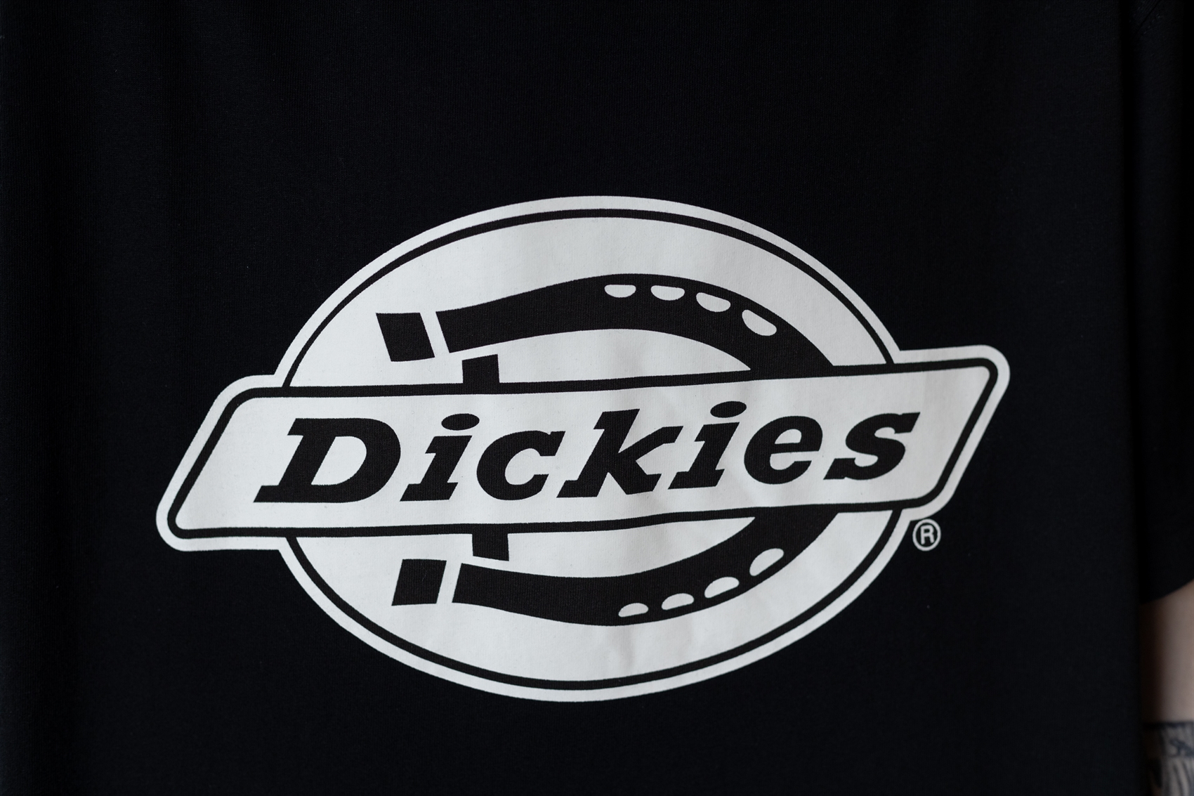 Футболка Dickies Short Sleeve Relaxed Fit Graphic T-Shirt Black/White - фото 43861