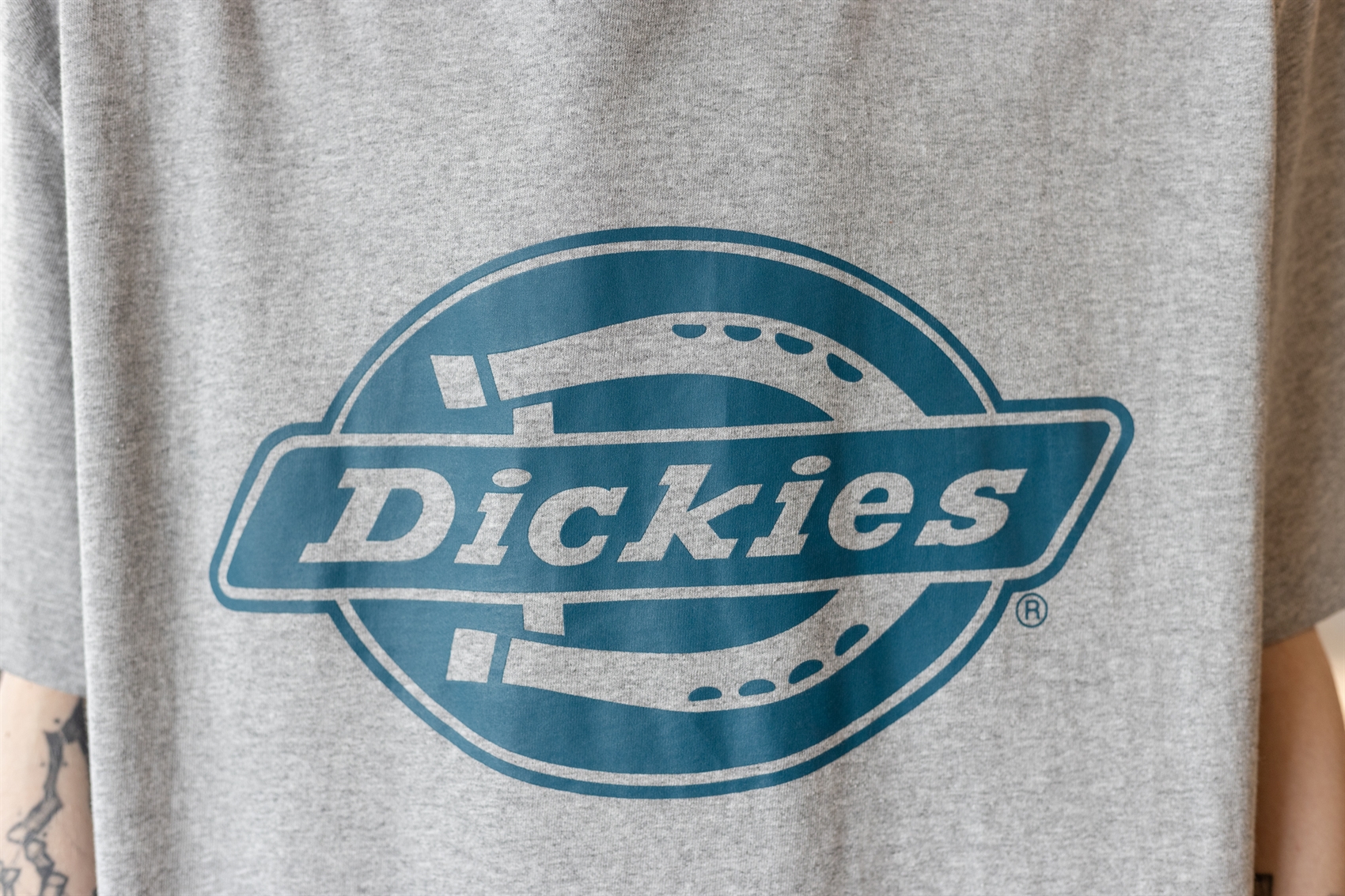 Футболка Dickies Short Sleeve Relaxed Fit Graphic T-Shirt Southern Fall Heather Gray - фото 43867