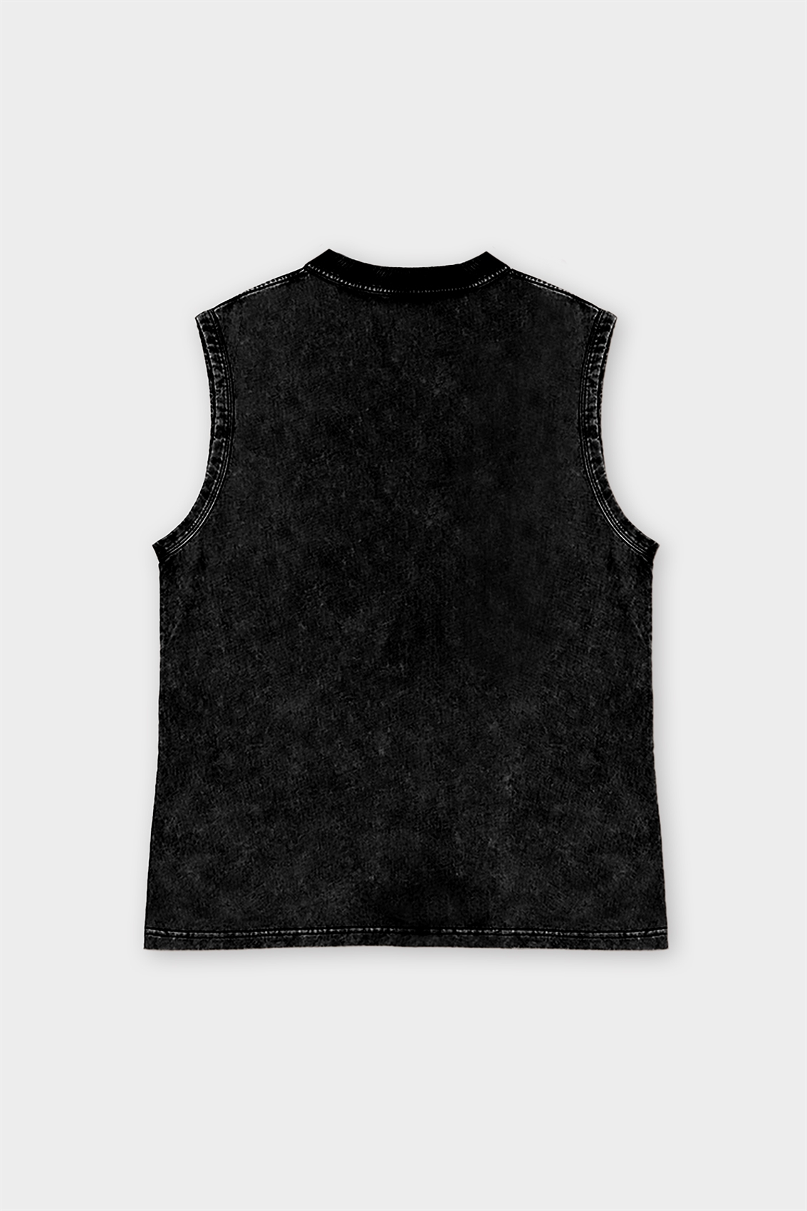 Майка  SHMOT "BLANK", GARMENT DYE черный - фото 44143