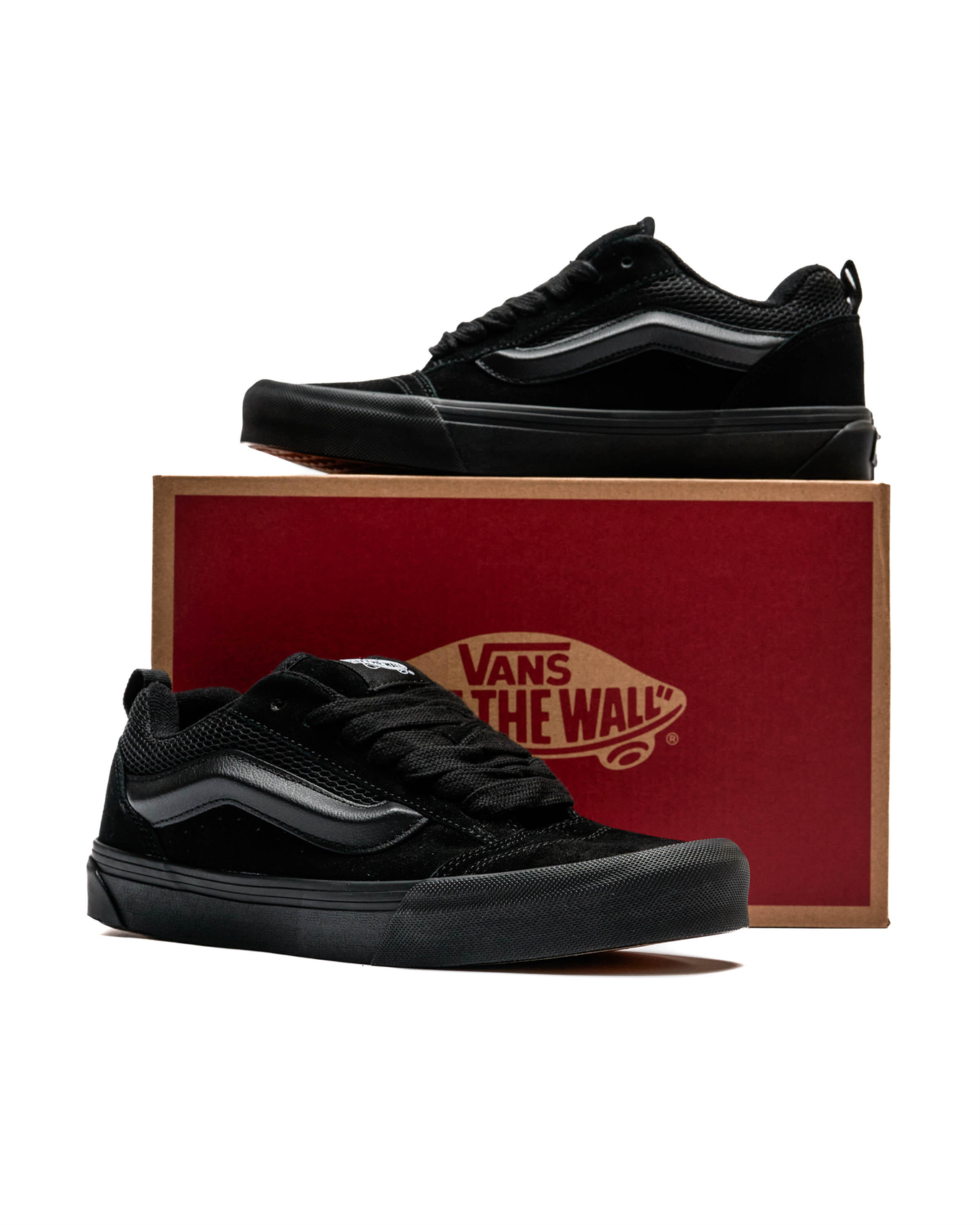 Vans кеды Knu Skool BLACK/BLACK VN0009QCBKA1 - фото 45174