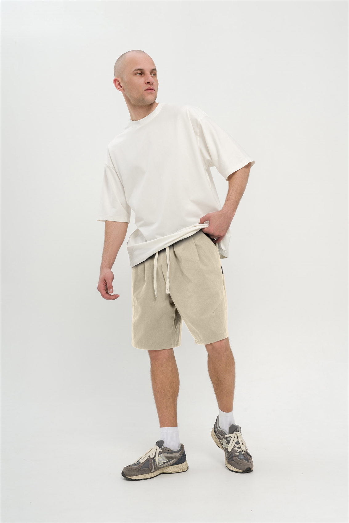 Шорты КУЛЬТУРА "CHINO", белый - фото 45308