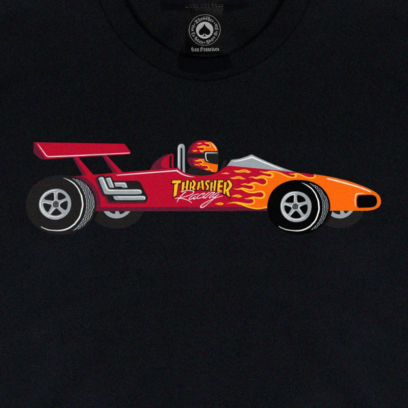 Футболка Thrasher Racecar black - фото 45575