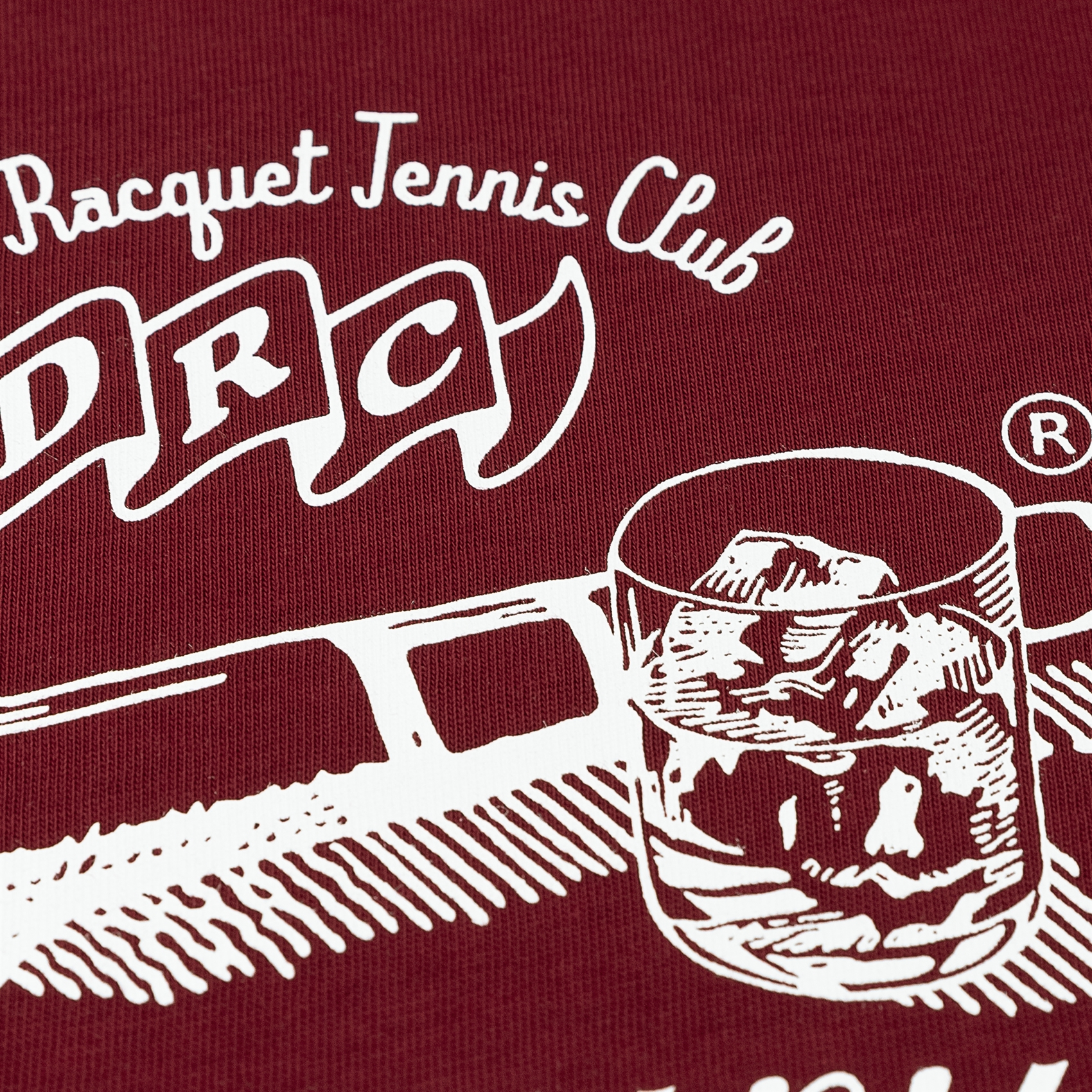 Футболка Haided DUSTY RACQUET RLXD HW TEE bordo - фото 46298