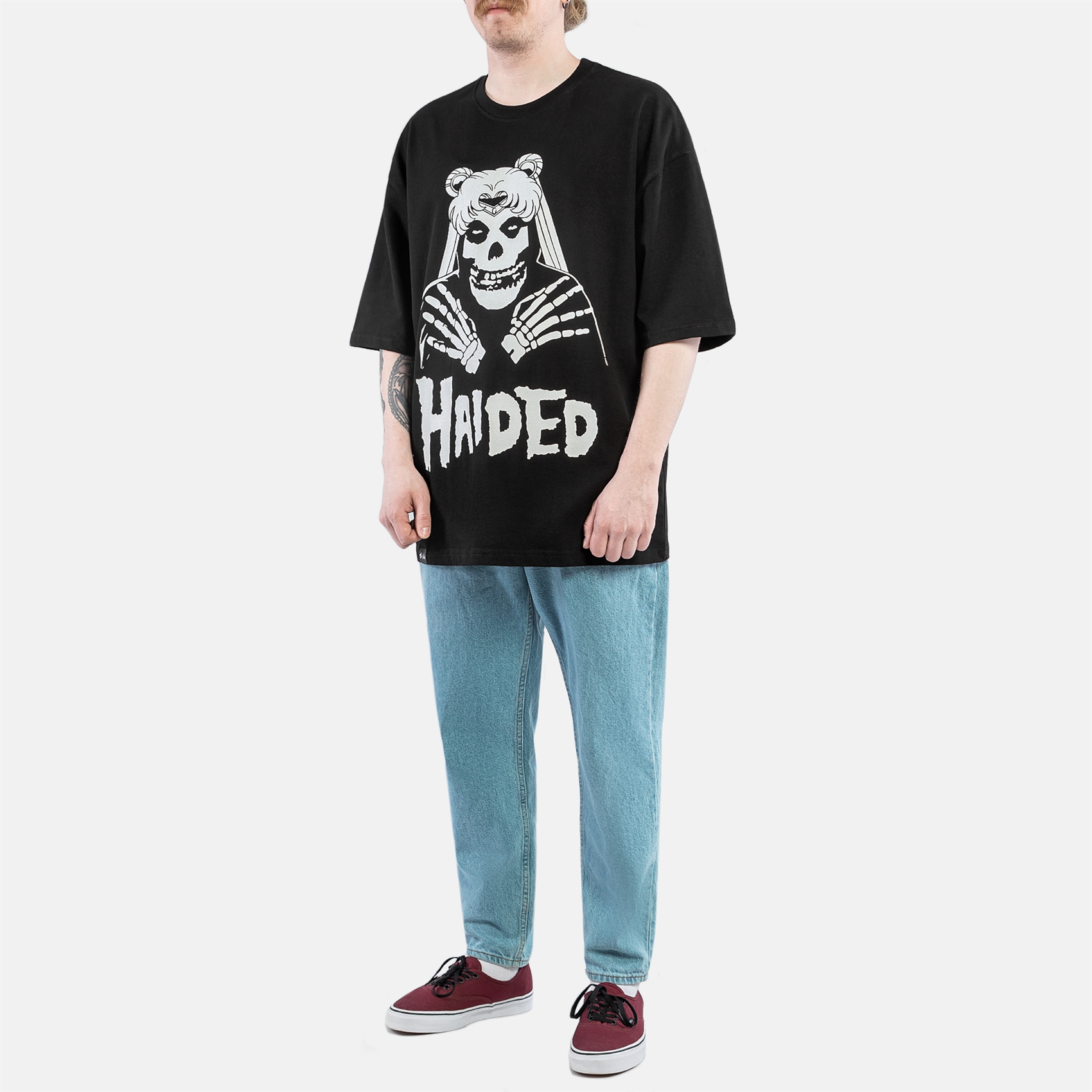 Футболка Haided MOON RLXD TEE black - фото 46302