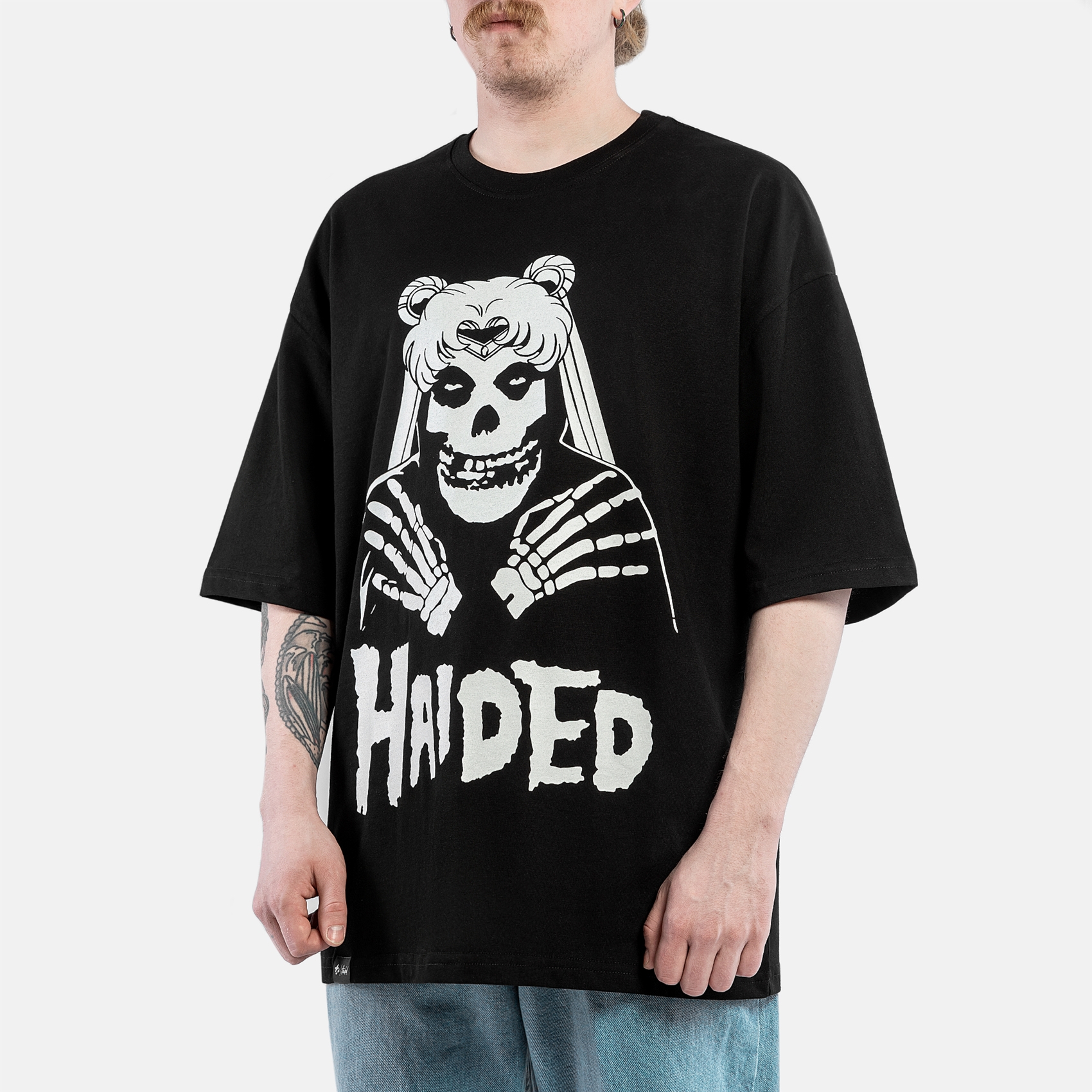 Футболка Haided MOON RLXD TEE black - фото 46303