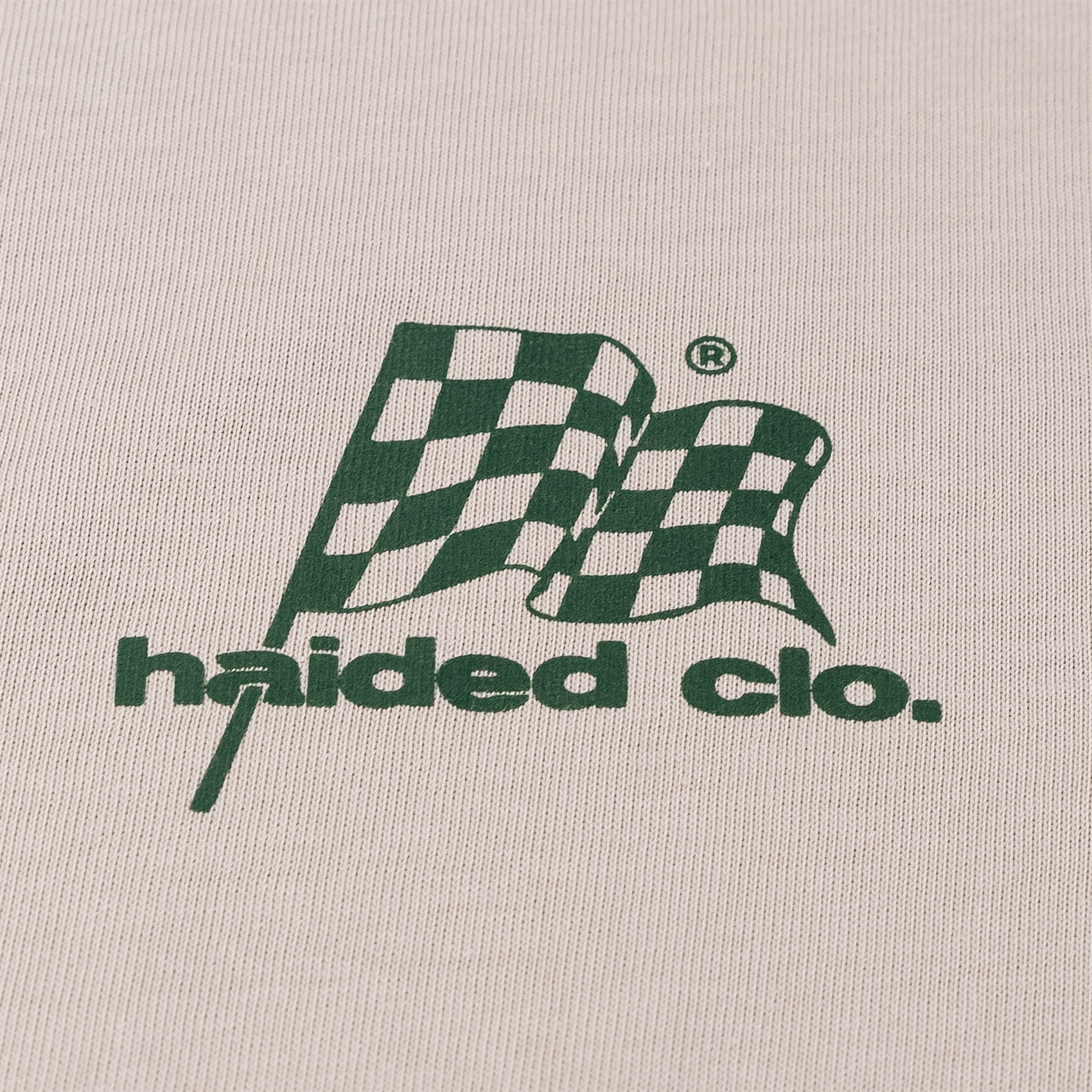 Футболка Haided RACING RLXD HW TEE grey.beige - фото 46315