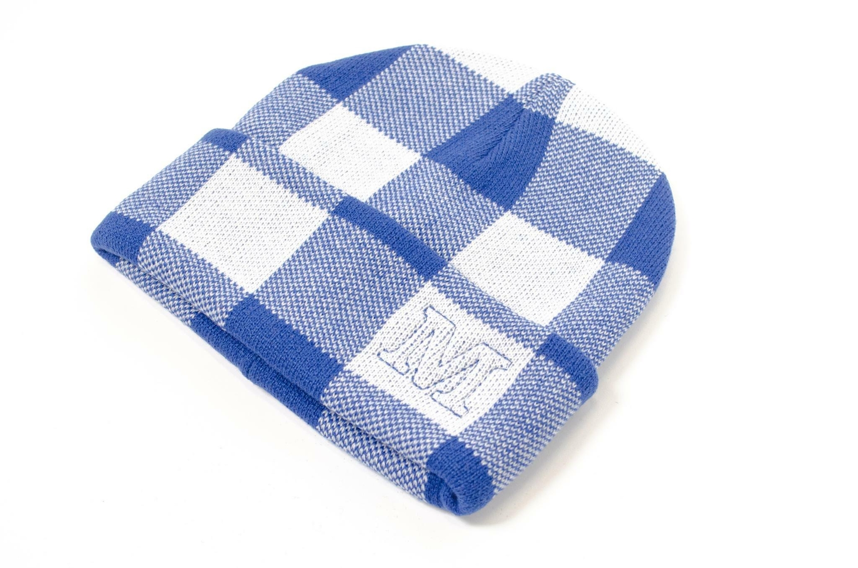 шапка Magamaev M beanie blue/white - фото 46906