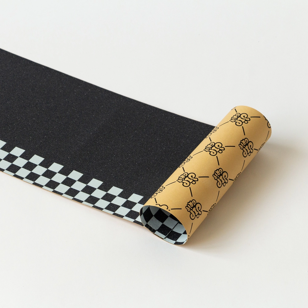 Шкурка для скейтборда Dip Grip Side Check Black - фото 48636