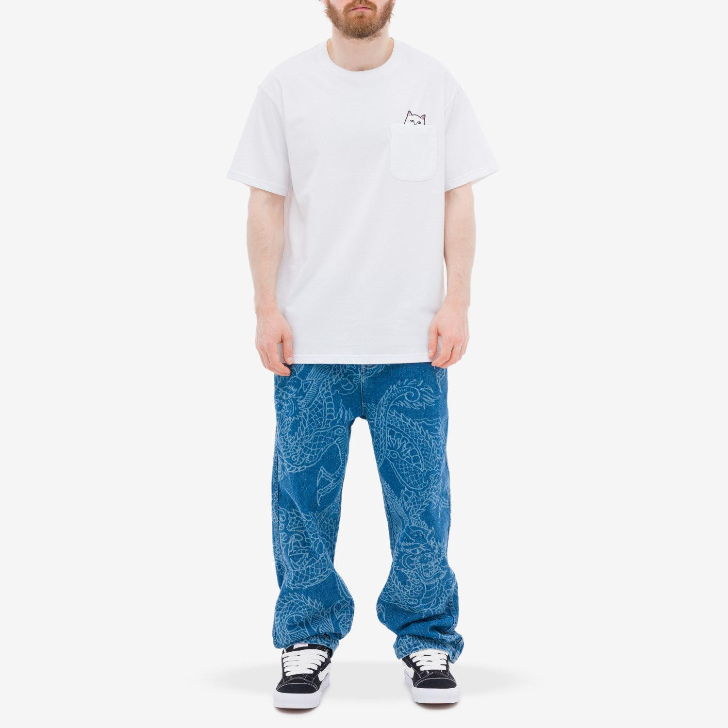 Футболка RIPNDIP LORD NERMAL S/S POCKET TEE (WHITE) - фото 48746