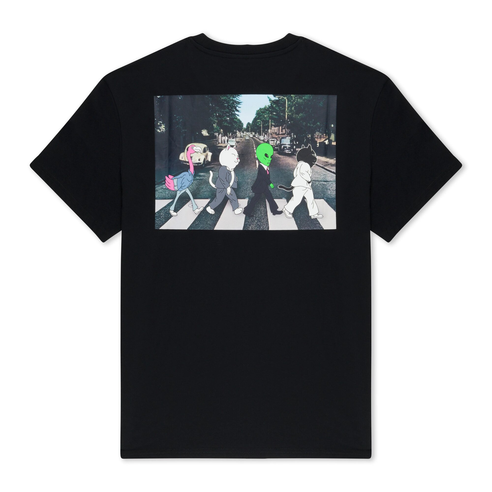 Футболка RIPNDIP CROSSWALK TEE (BLACK) - фото 48762