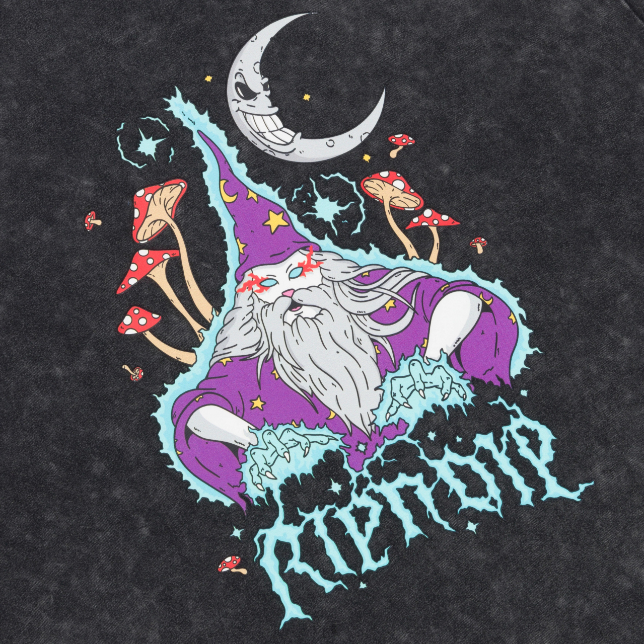Футболка RIPNDIP ORACLE TEE (BLACK WASH) - фото 48771