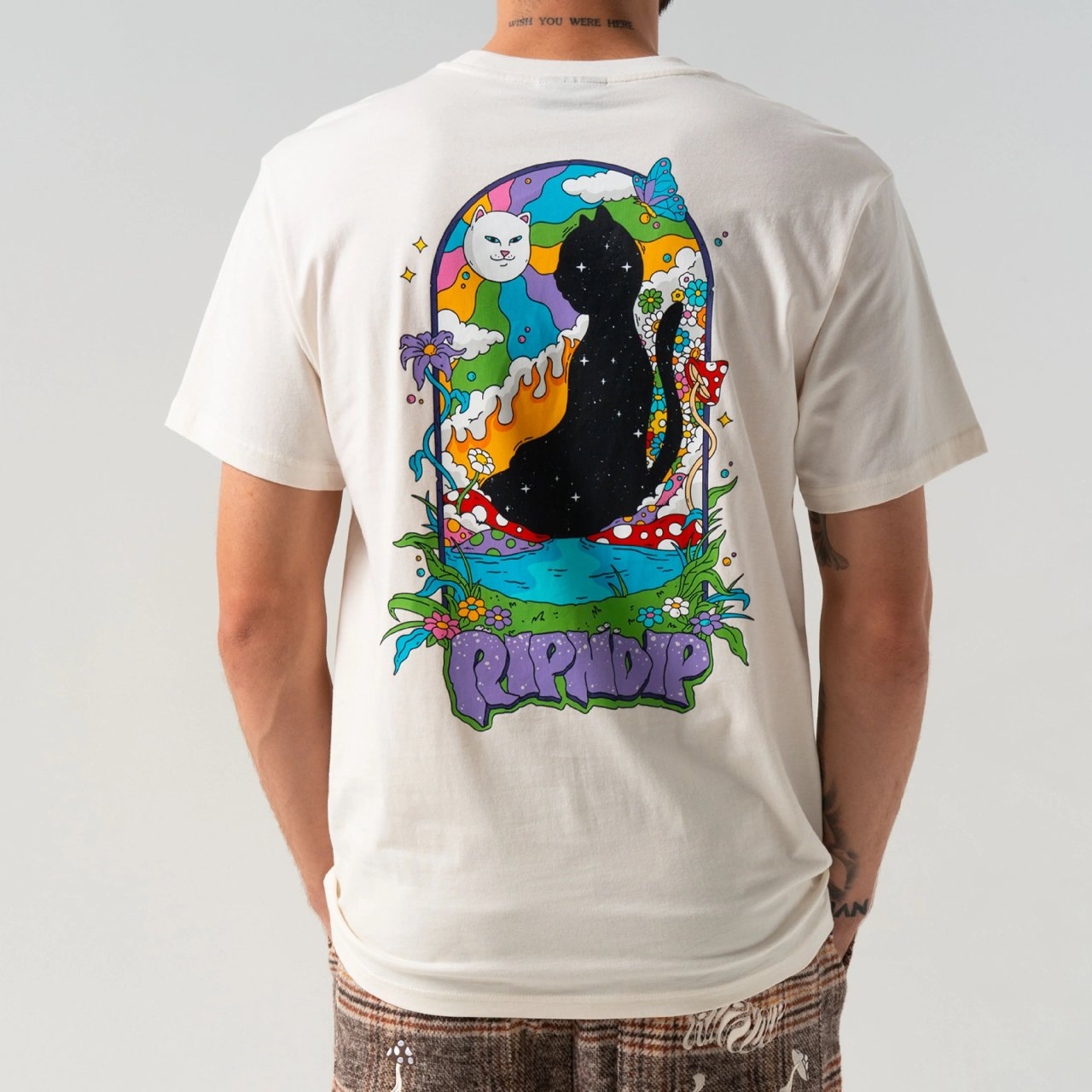 Футболка RIPNDIP JERM OASIS TEE (BONE) - фото 48777