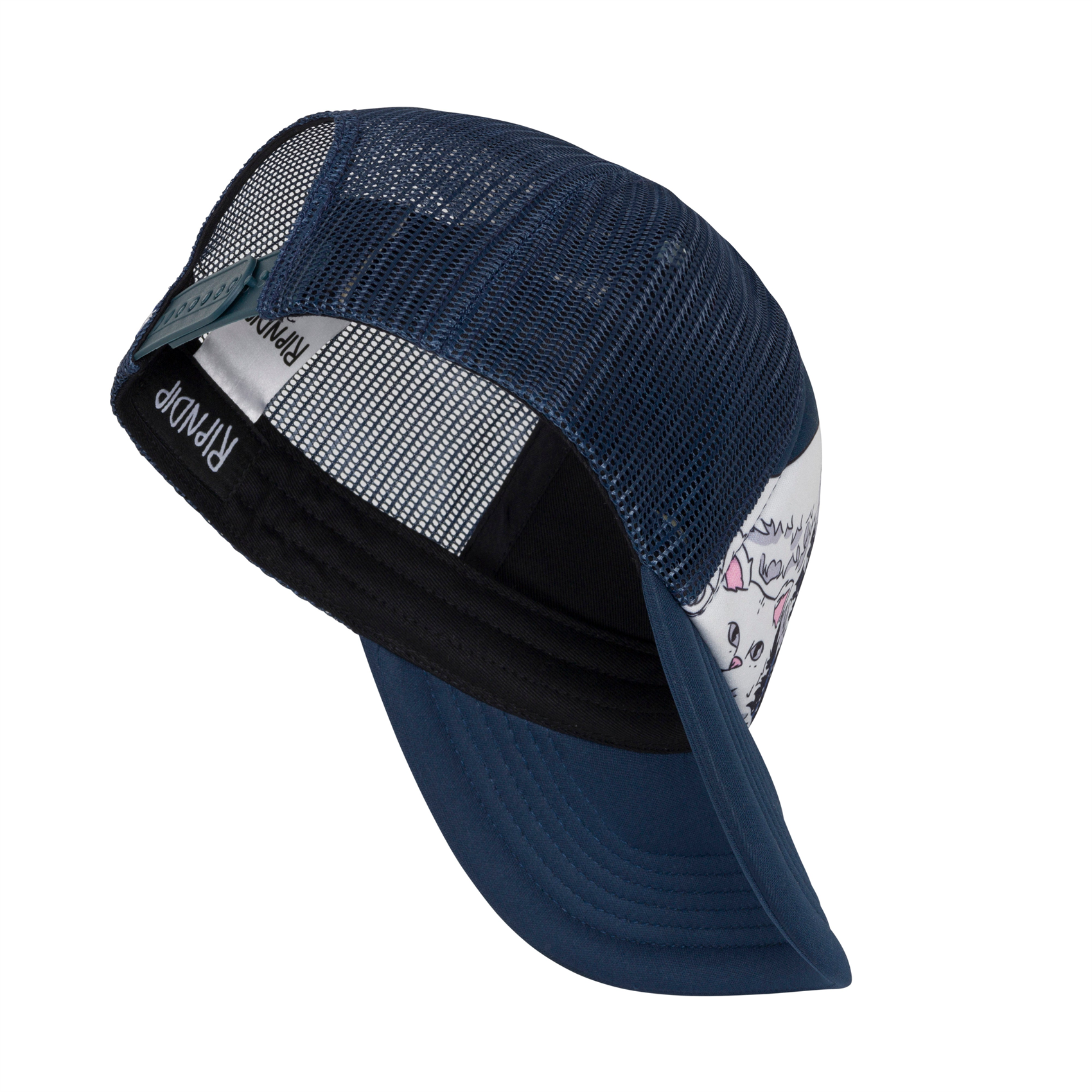 Бейсболка RIPNDIP GREAT WAVE TRUCKER HAT (SLATE) - фото 48797