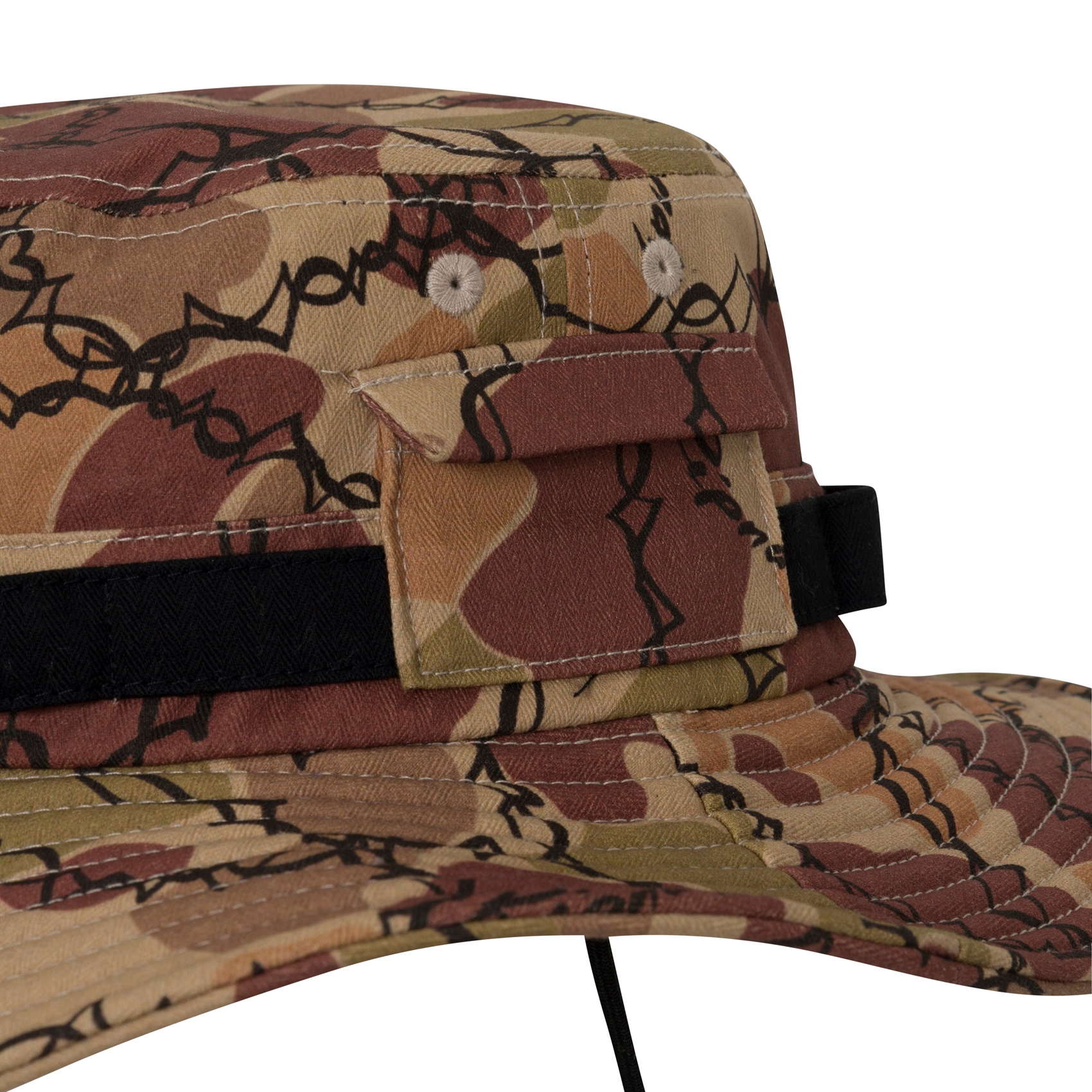 Панама RIPNDIP WIRED BOONIE HAT (TAN CAMO) - фото 48817