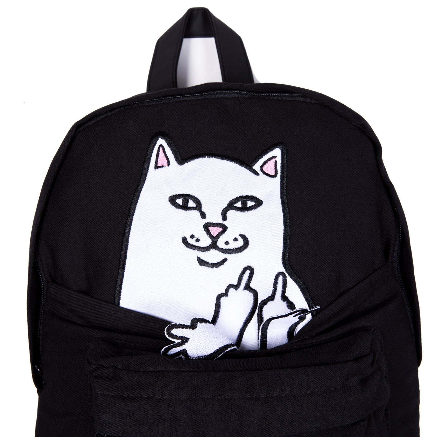 Рюкзак RIPNDIP LORD NERMAL VELCRO HANDS BACKPACK (BLACK) - фото 48860