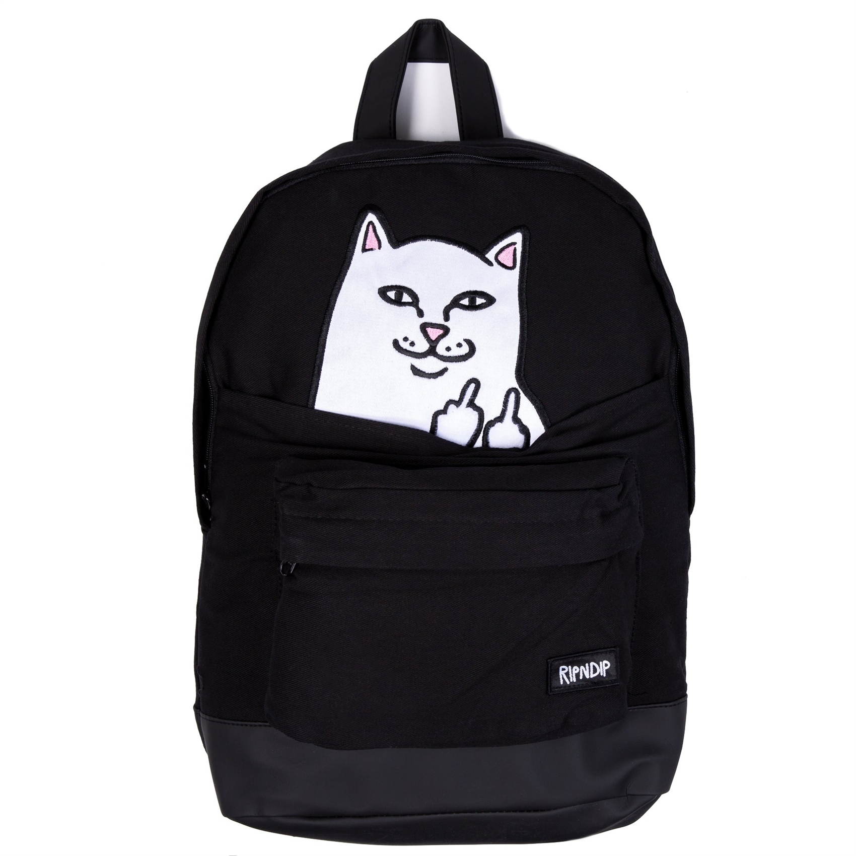 Рюкзак RIPNDIP LORD NERMAL VELCRO HANDS BACKPACK (BLACK) - фото 48861
