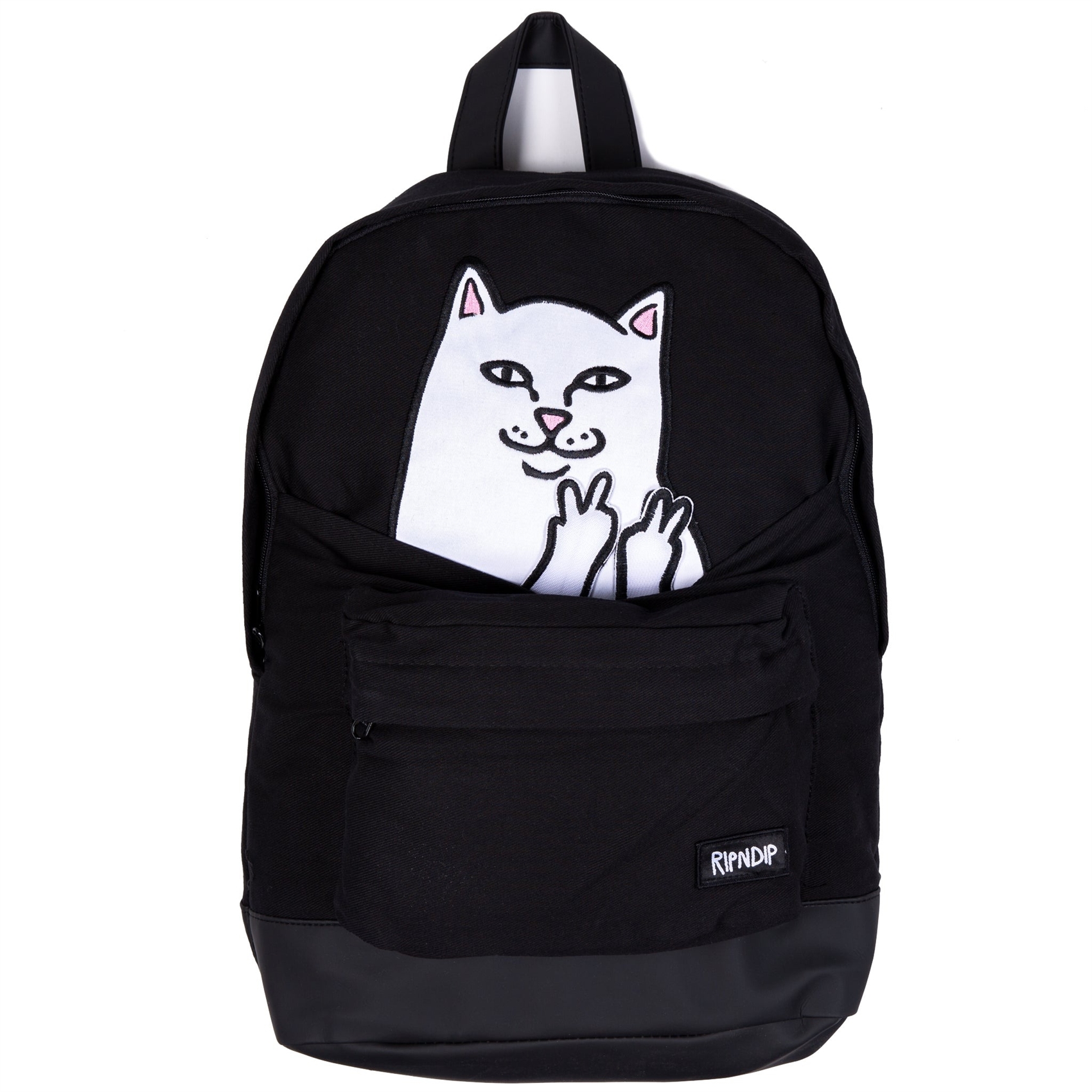 Рюкзак RIPNDIP LORD NERMAL VELCRO HANDS BACKPACK (BLACK) - фото 48862
