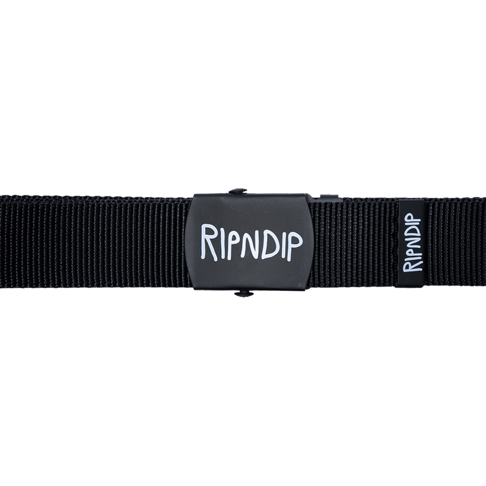 Ремень RIPNDIP LOGO WEB BELT (BLACK) - фото 48874