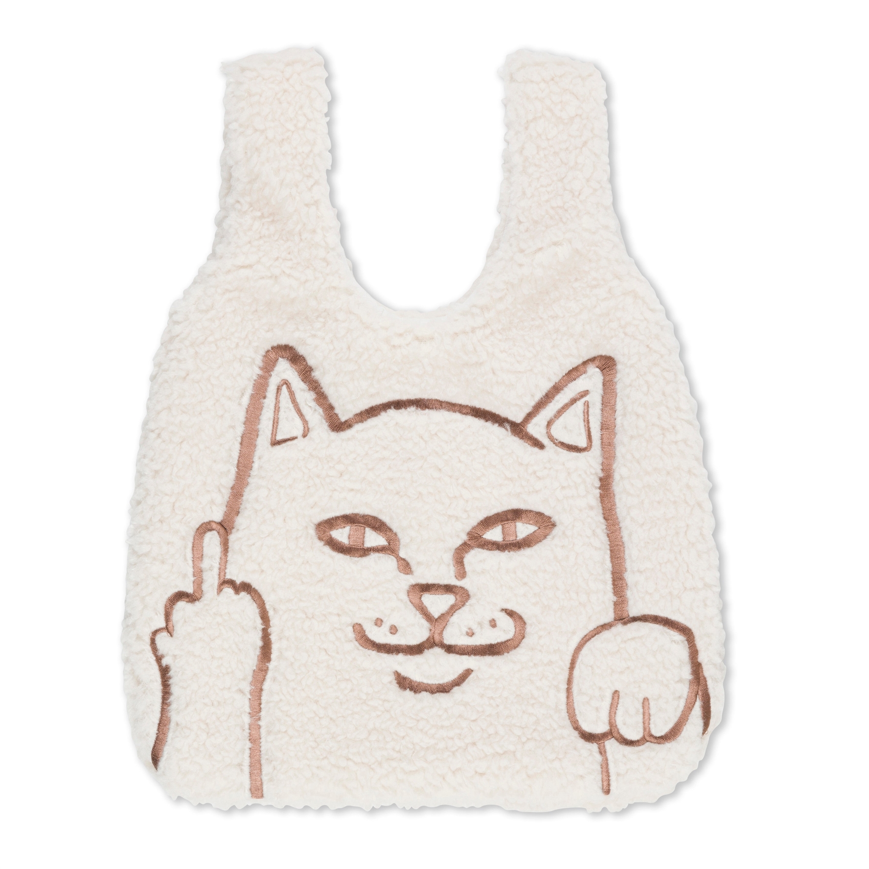 Сумка Шоппер RIPNDIP PEEKING NERMAL SHERPA TOTE BAG (NATURAL ) - фото 48886