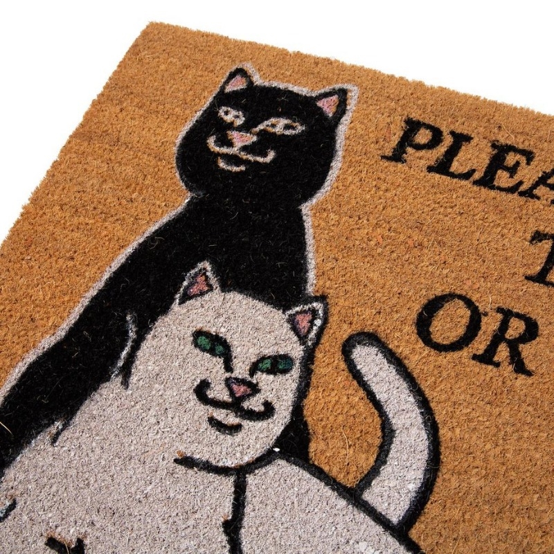 Коврик RIPNDIP DON'T LET THE COPS IN RUG (BROWN) - фото 48888