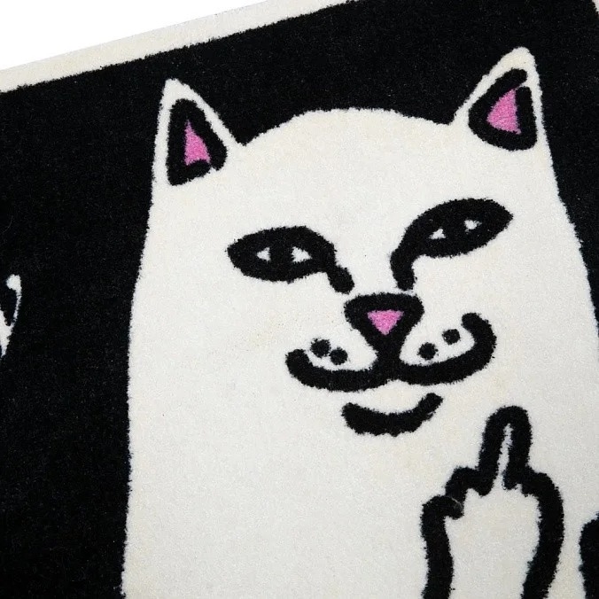Коврик RIPNDIP GO AWAY RUG (BLACK) - фото 48891