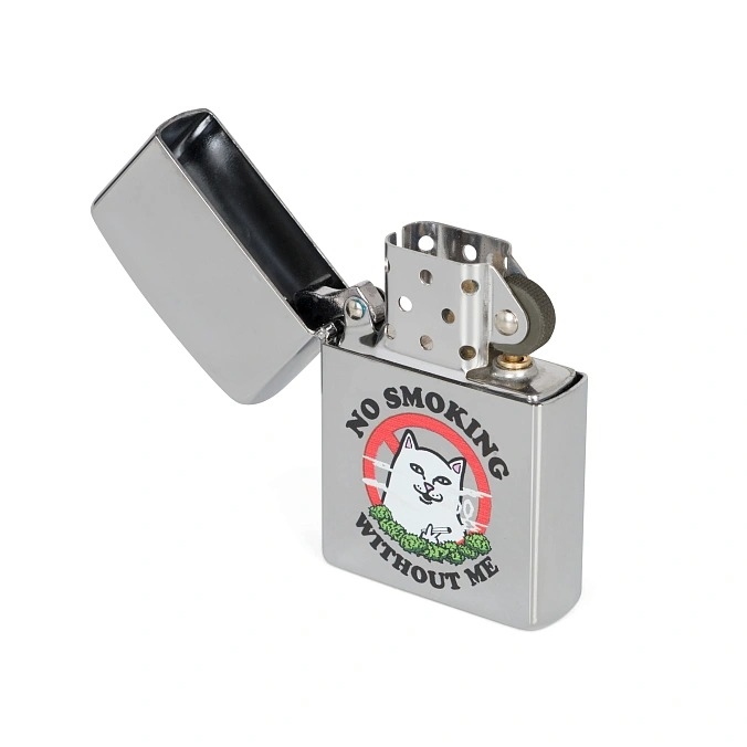 Зажигалка RIPNDIP NO SMOKING LIGHTER (SILVER) - фото 48917