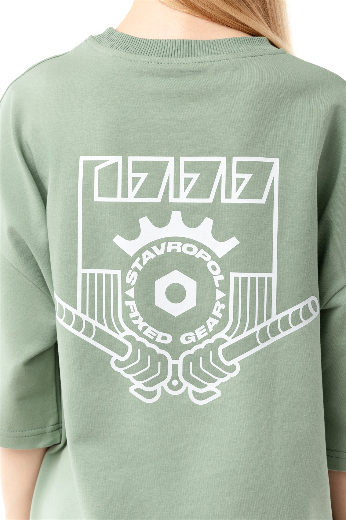 Футболка БОРДШОП#1 FIXED GEAR STAVROPOL зеленый - фото 48964